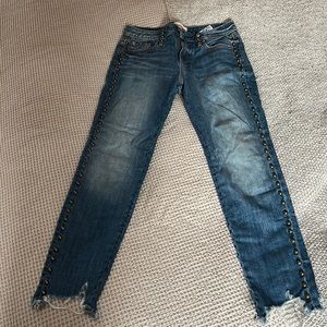Driftwood Jackie Brass Embossed Jeans